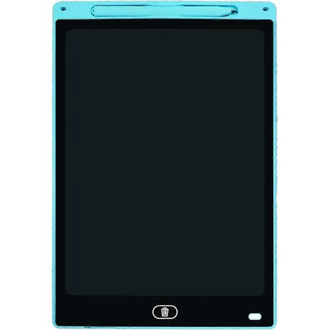 Tableau d'écriture LCD 12 pouces, tableau à dessin, tableau graffiti couleur bleu --- (1/5)