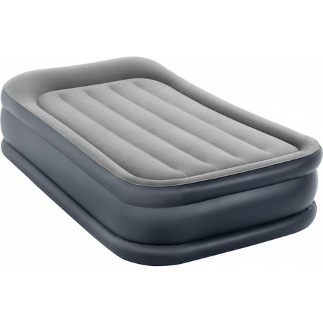 Intex DuraBeam+ Deluxe Pillow Rest Colchón Inflable Gris