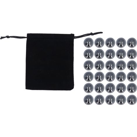 Boules magnétiques portables polyvalentes de 16mm de diamètre, 30 pièces, boules magnétiques anti-Stress, jouet de bureau avec sac de rangement. (1/5)