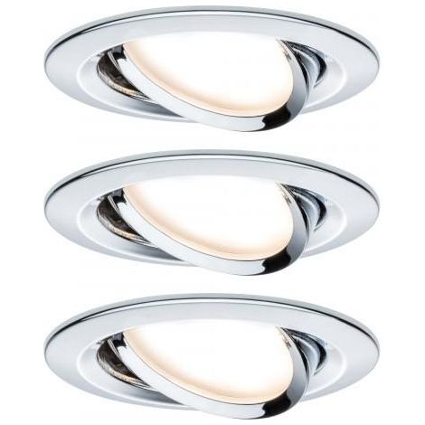 Paulmann Nova Spot empotrable interior cromado 84 mm
