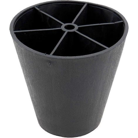 Pieds de meubles coniques en plastique, 6,5 cm (4 pièces) (1/2)