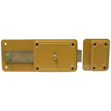 F.lli Facchinetti FERROGLIETTO SERRATURA LEGNO APPL. 5 M.+S. CIL/STACCATO Art. P50 E.70 2 PZ