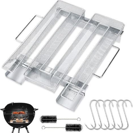 Générateur de Fumée Froide, Grande Qualité en Acier Inoxydable pour Fumoir Professionelle, Fumoir à Froid pour Saumon avec Brosse et Crochet, Fumoir de Granule Fumage Viande Poisson (1/5)
