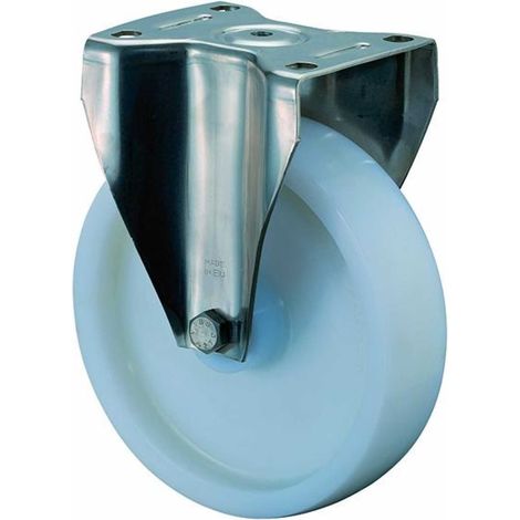 BS-R Schw.last-Bockrolle,Rad Ø 150mm,HS110.B14,Kunststoff weiß (1/3)