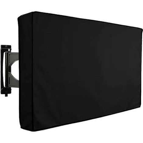 Housse de protection murale pour téléviseur de 70 à 75 pouces, en tissu Oxford imperméable, pour extérieur. (1/5)