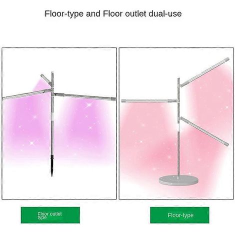 Vollspektrum-LED-Pflanzenlampe mit Zeitschaltuhr für Zimmerpflanzen (1/5)