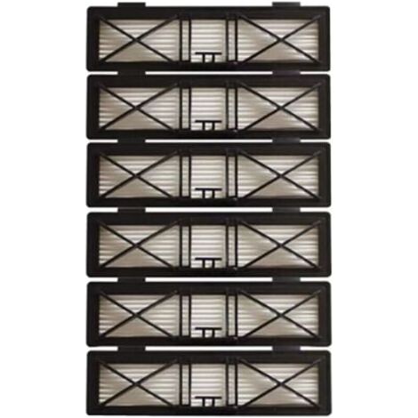 Lot de 6 filtres HEPA pour aspirateurs Neato Botvac D70, D75, D80 et D85, ainsi que pour les modèles Neato Botvac 75e, 80 et 85. (1/3)