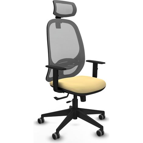 Bürostuhl piqueras y crespo Cilanco creme graues Netz (1/2)