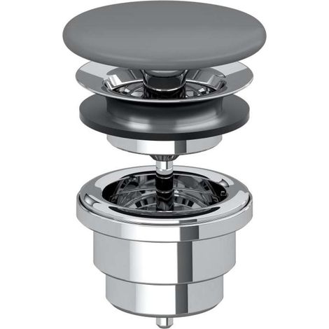 Villeroy & Boch - Nicht verschließbarer Ablauf, Graphit 683500I4