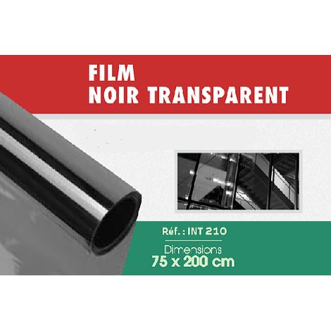 Film noir transparent 75 x 200 cm