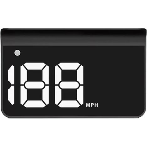 Affichage tête Haute HUD GPS de Voiture Compteur Vitesse numérique Vitesse Universelle Projecteur Pare-Brise KM/H MPH Auto Électronique(B) (1/5)