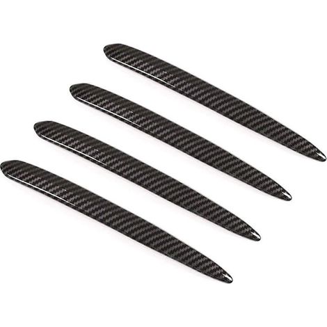Türgriffe für 5er G30 18-21, schwarzes Carbon-Muster, Klebeschutz-Set, Carbonfaser-Finish, Außenzubehör, Set mit 4 Leisten. (1/5)