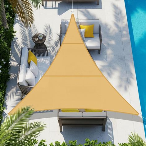 Voile d'ombrage imperméable Rectangle 3x4m Blocage UV Résistant aux intempéries pour Patio Extérieur Jardin Arrière-Cour,Anthracite (1/5)