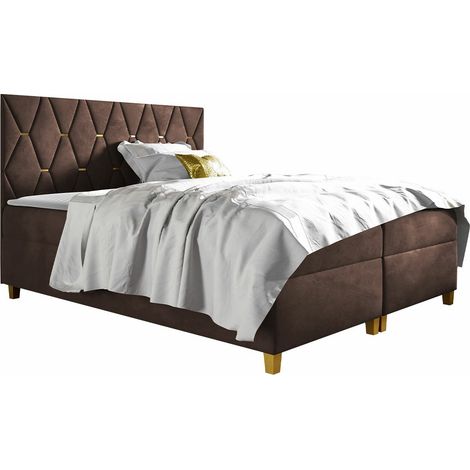 Cama continental Nemus, Fresh 4, Continental, Doble, 140x200, Tapiz, Somieres, 140x208x110cm (1/5)