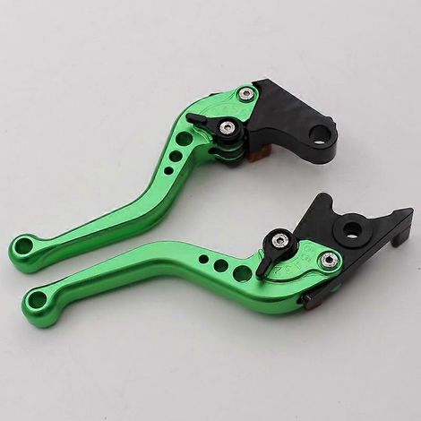 Compatible avec les motos Lifan KPS200 et KPR150 : tige de commande de klaxon de frein modifiée et poignée d'embrayage Biaoying 150 (verte 1). (1/5)