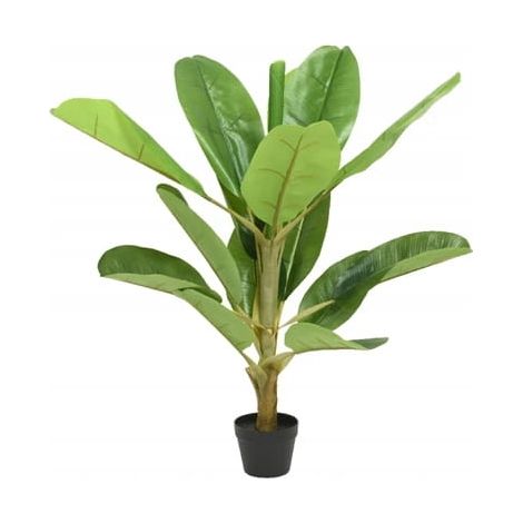 Bananier en pot, plante décorative artificielle, 60 x 120 cm