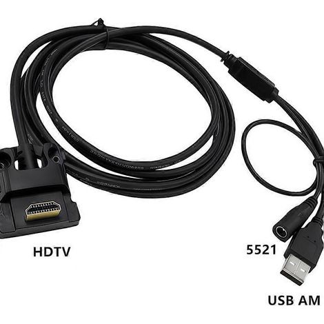 Câble USB 2.0 AM 5512 vers TVHD pour terminal de carte de crédit Ingenico IPP3320 IPP350 ISS250 296100039