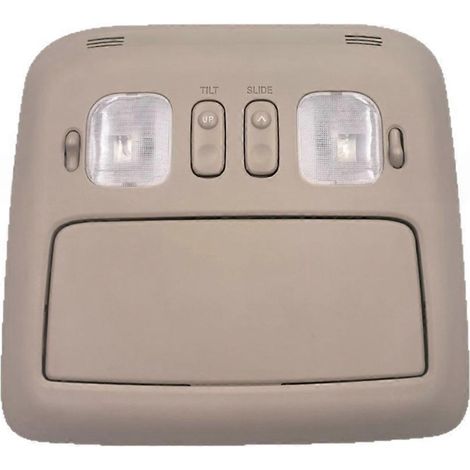 Plafonnier avant avec interrupteur de toit ouvrant, beige, pour LC100 LX470 (1998-2007). (1/5)