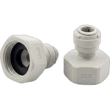 Adaptador de manguera 3/4" para 3/8" - conector roscado para líneas de cerveza y aire
