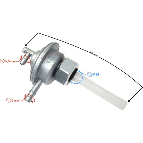 Robinet d'essence pour scooter Challenger 2 (1/2)