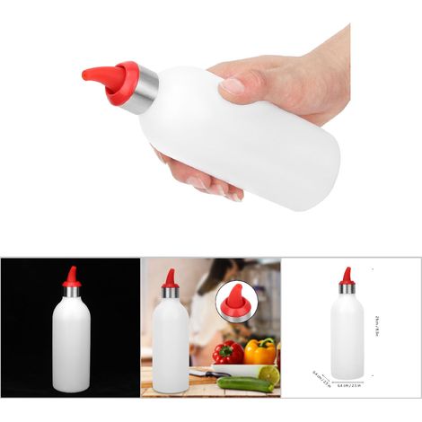 450-ml-Saucenflasche für Marmelade, Vinaigrette und Gewürze (rot) (1/5)