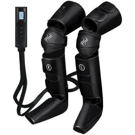 Masseur de jambes pour la circulation sanguine et le soulagement de la douleur, masseur de jambes avec chaleur,3 réglages de chaleur et 3 intensités,cadeau de Thanksgiving