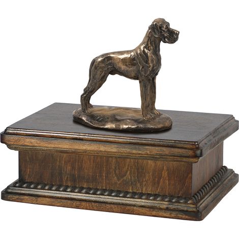 Grand Danois II - Urne funéraire pour chien, urne classique avec statuette, urne élégante ornée d'un chien par Art-Dog (1/5)
