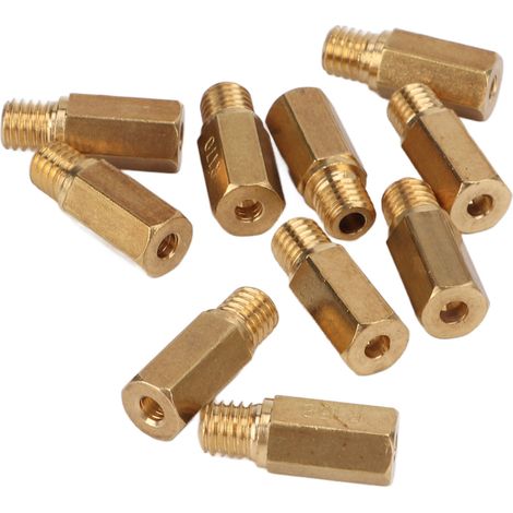 Satz mit 10 Hauptdüsen aus Metall für Vergaser, kompatibel mit Keihin FCR MX PWK PWM PE PJ 155-178 (1/5)