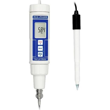 PCE Instruments Medidor de pH portátil negro preciso y rápido