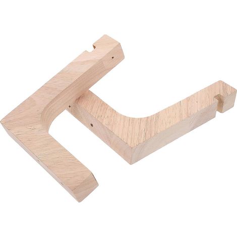Filiyano-Crochets muraux en bois pour plantes, pots muraux, décoration de jardin et de balcon, design rétro simple, supports résistants pour une (1/5)