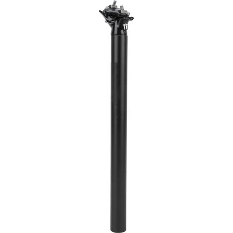 LUNJE Mountainbike-Sattelstütze, verstellbar, Aluminiumlegierung, 31,6 x 400 mm, Schwarz (1/5)