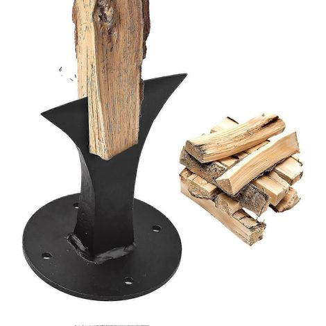 Fendeuse à bûches robuste, petite taille, pour petit bois de chauffage, compatible avec les poêles à bois. (1/4)