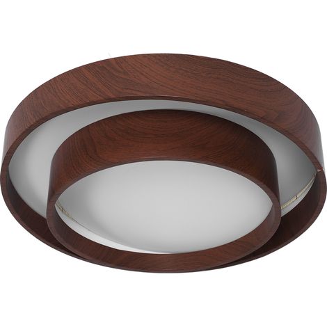 Plafonnier LED rond à fixation encastrée 3000K-6000K, 3 températures de couleur réglables, pour bureau et chambre (1/5)