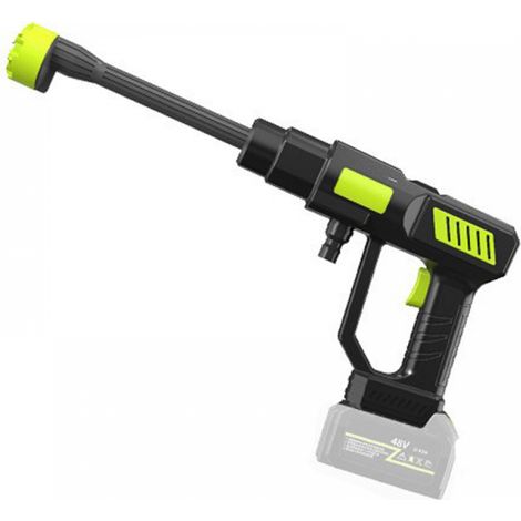 Limpiadora inalámbrica de alta presión con motor sin escobillas, pistola de lavado 6 en 1 - Negra - 48 V (con batería) (1/5)