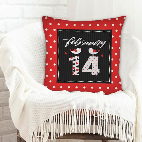 Housse de coussin 45x45 cm carrée résistant aux tachespour mariage, anniversaire, la Saint-Valentin, la Fête des Mères et des Pères (1/5)