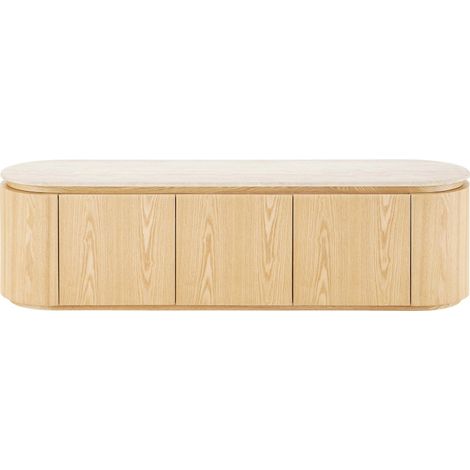 VIRAK-Meuble TV 160 cm beige (1/5)