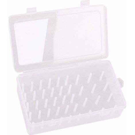 Sewing Machine Bobbin Storage Box for Embroidery Thread, Sewing Thread Storage Box with 42 Slots for Thread Bobbins, Sewing Machine Bobbin Holder for Storing Needle Threads (1/5)