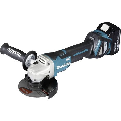 Makita DGA515RTJ Smerigliatrice angolare a batteria 125 mm incl. seconda batteria, incl. caricabatterie 18 V 5 Ah (1/5)
