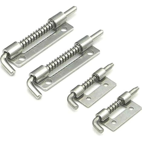 Lot de 2 loquets de sécurité à ressort pour porte d'armoire (1/5)