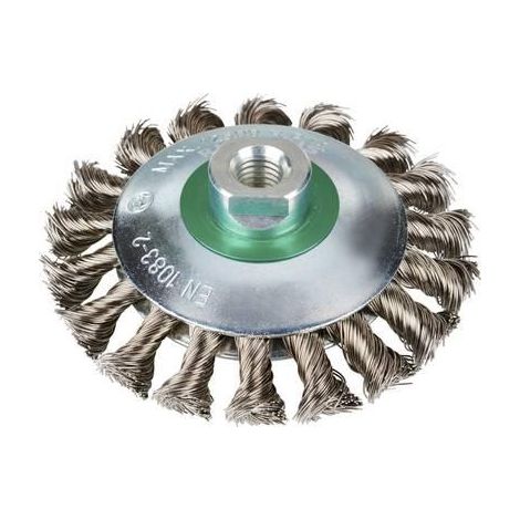 Rhodius EKBZ cepillo cónico acero inoxidable M14