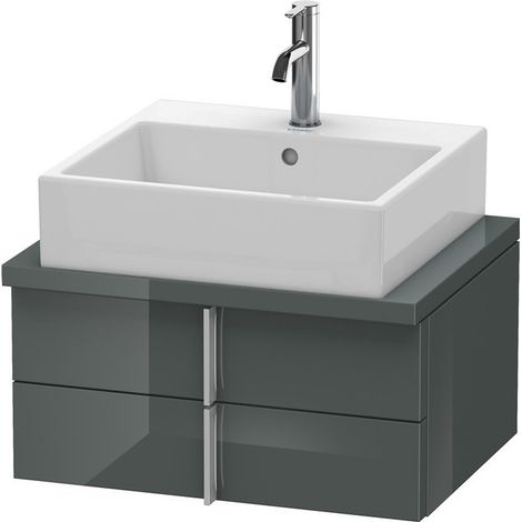 VERO Mobile Consolle Basso 285x600x448mm Grigio Doloaveci Lucido
