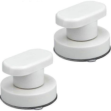 2 poignées à ventouses robustes pour accoudoirs et tiroirs de meubles de salle de bain. (1/4)