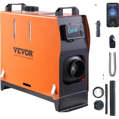 Chauffage à air diesel, chauffage efficace, polyvalent pour les véhicules, 8KW Bluetooth (1/2)