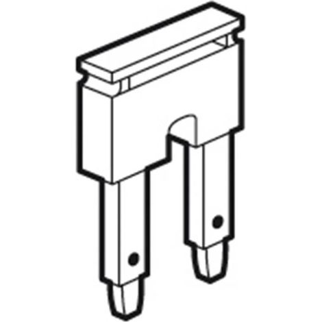 Legrand 039658 - 10 x Peignes liaison équipot Bloc de jonct ressort Viking 3 - pas 5 - 2 pôles - 2.5mm≤