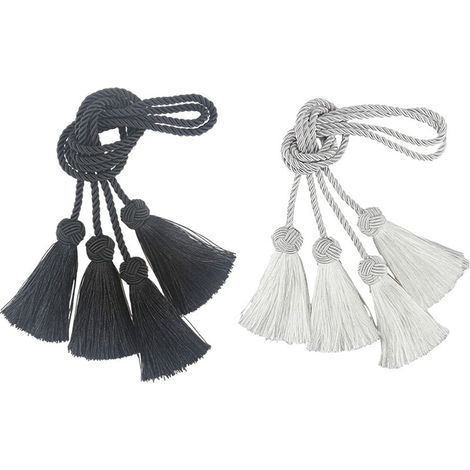 Embrasses de rideaux, pompons de corde pour la décoration intérieure (1/5)