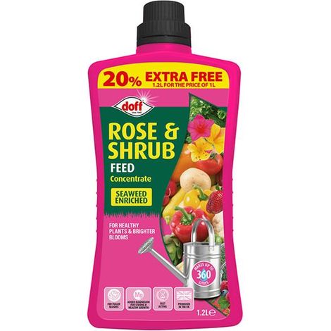 DOFF F-HR-A20-DEX Rose Feed Concentrate 1L +20% Free F-HR-A20-DEX DOF4301