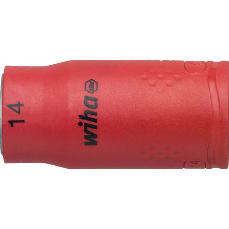 Wiha Steckschlüsseleinsatz isoliert 1/2" Außensechskant 14,0 mm (43081)