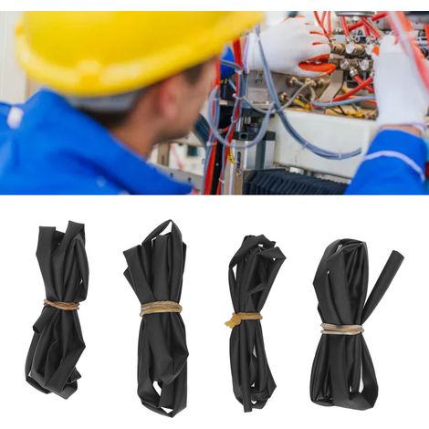 4 x 1 Meter Schrumpfschlauch-Set zur Reparatur von Datenkabeln und -leitungen erhältlich in 4 Größen: 3 mm, 4 mm, 5 mm und 6 mm, jeweils 1 Meter. (1/5)