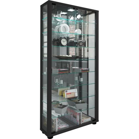 Escaparate del soporte de cristal Lumo Maxi Espejo 115x59x18 - VCM