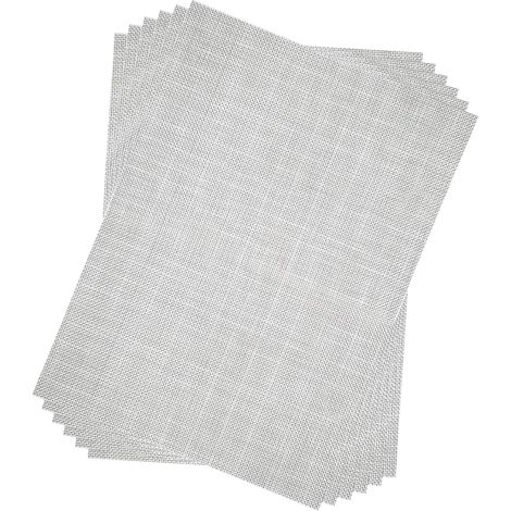 Treillis Métallique Insecte - Treillis Tissé En Acier Inoxydable 304 - Maille 20 - Pour Aération Et Protection Contre Insectes - Format A4 150 x 210 mm - Lot De 6 (1/5)